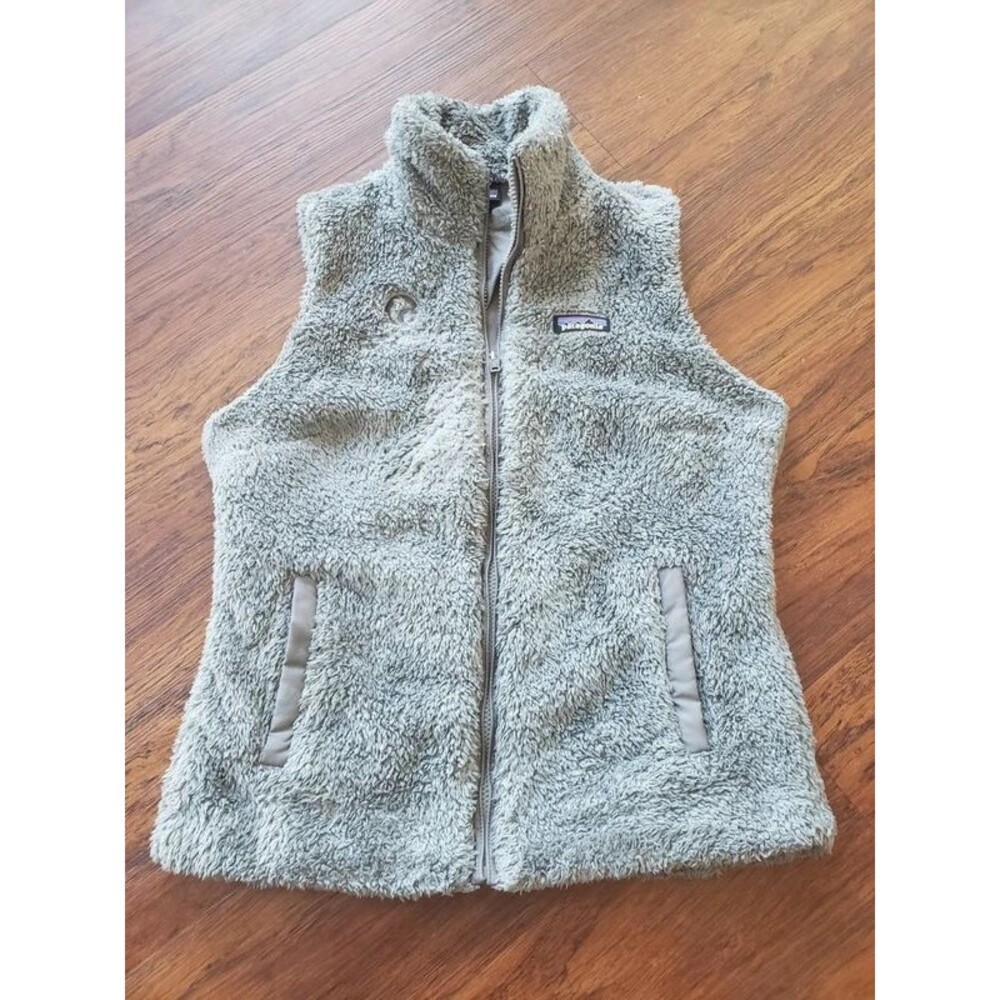 Patagonia gray womens vest size M flawed